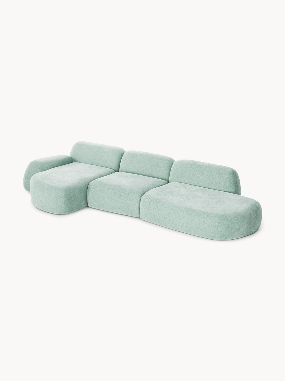 Wolke Modular Corner Sofa (4-seater) with Chaise End