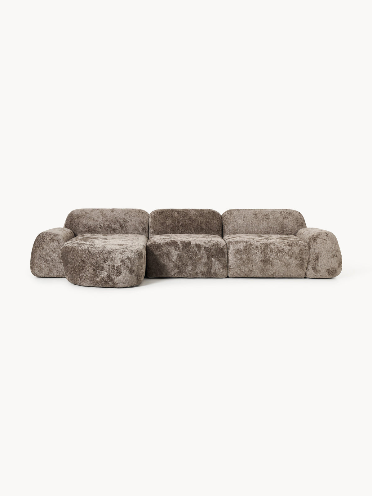 Wolke Modular Teddy Bouclé Corner Sofa (4-seater)