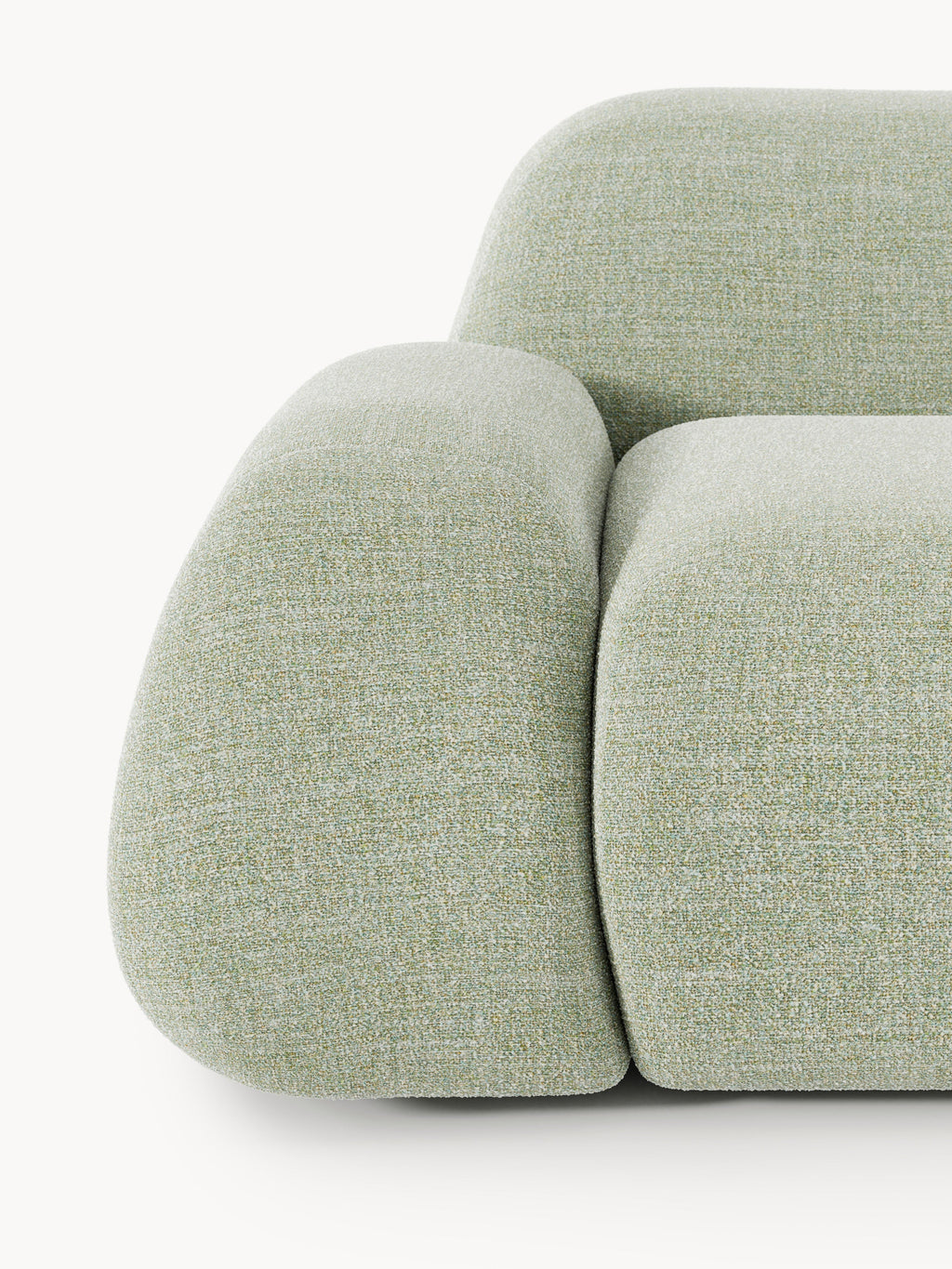 Wolke Bouclé Lounge Chair