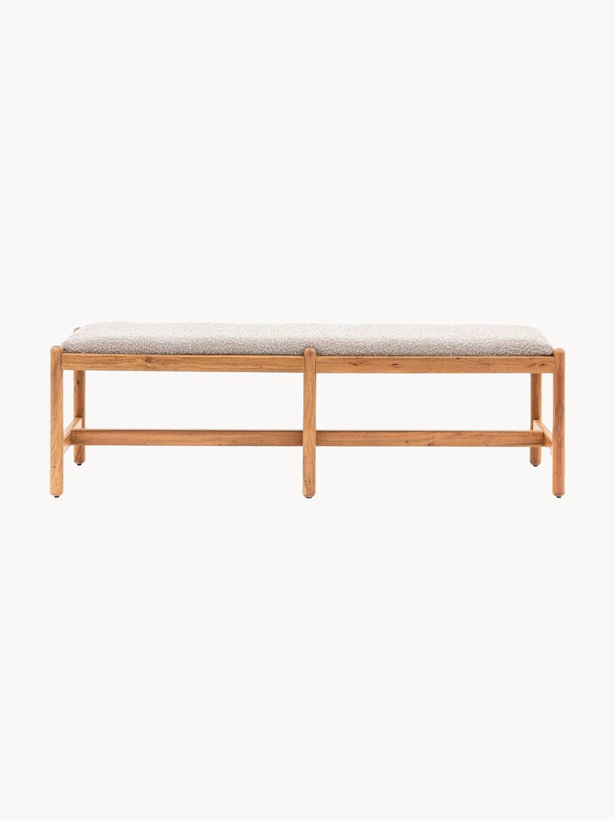 Cannes Upholstered Bouclé Bench