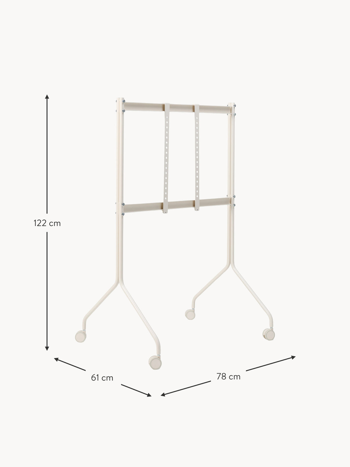 Tall TV Stand Moon Rollin' with Wheels