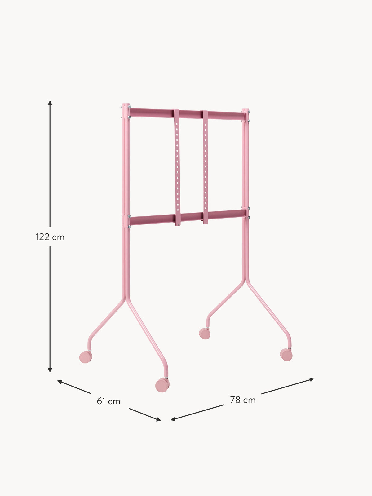 Tall TV Stand Moon Rollin' with Wheels