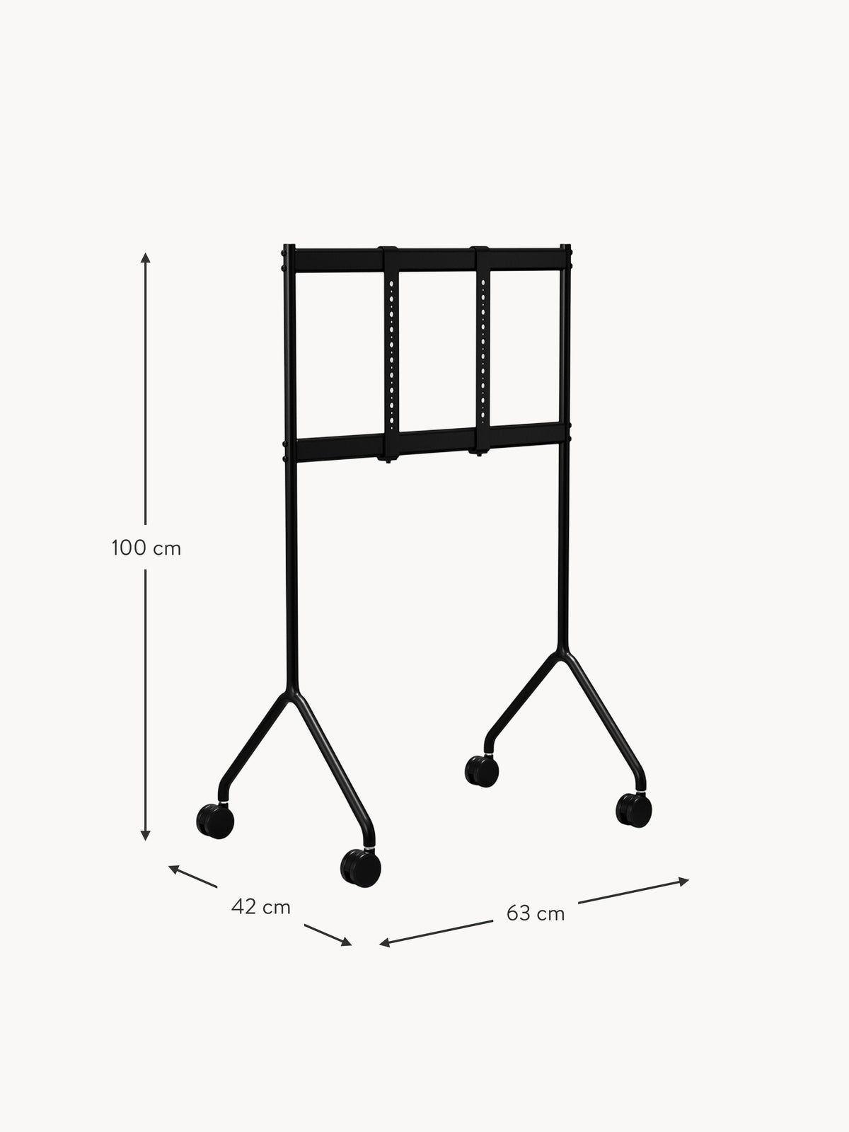 Light TV Stand Moon with Wheels