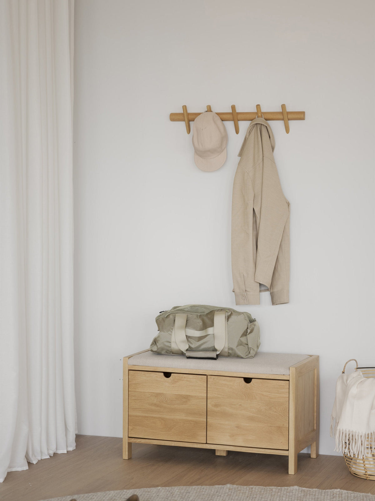 Hillmond Upholstered Wooden Storage Bench