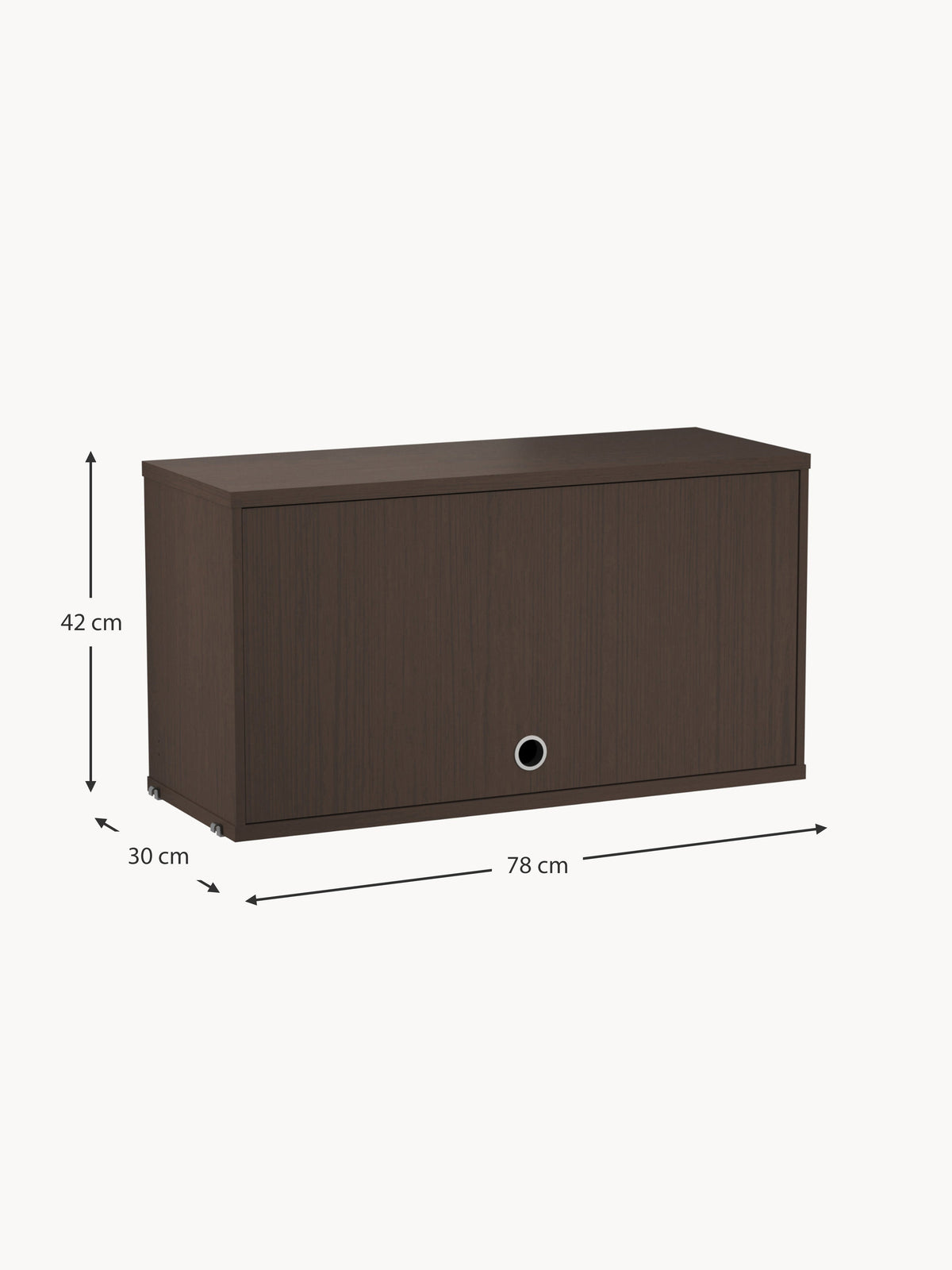 Cabinet String System with Flip Door, W 78 x D 30 cm
