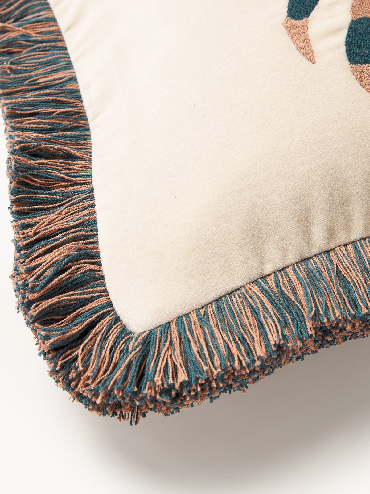 Triton Cushion Cover with Fringes