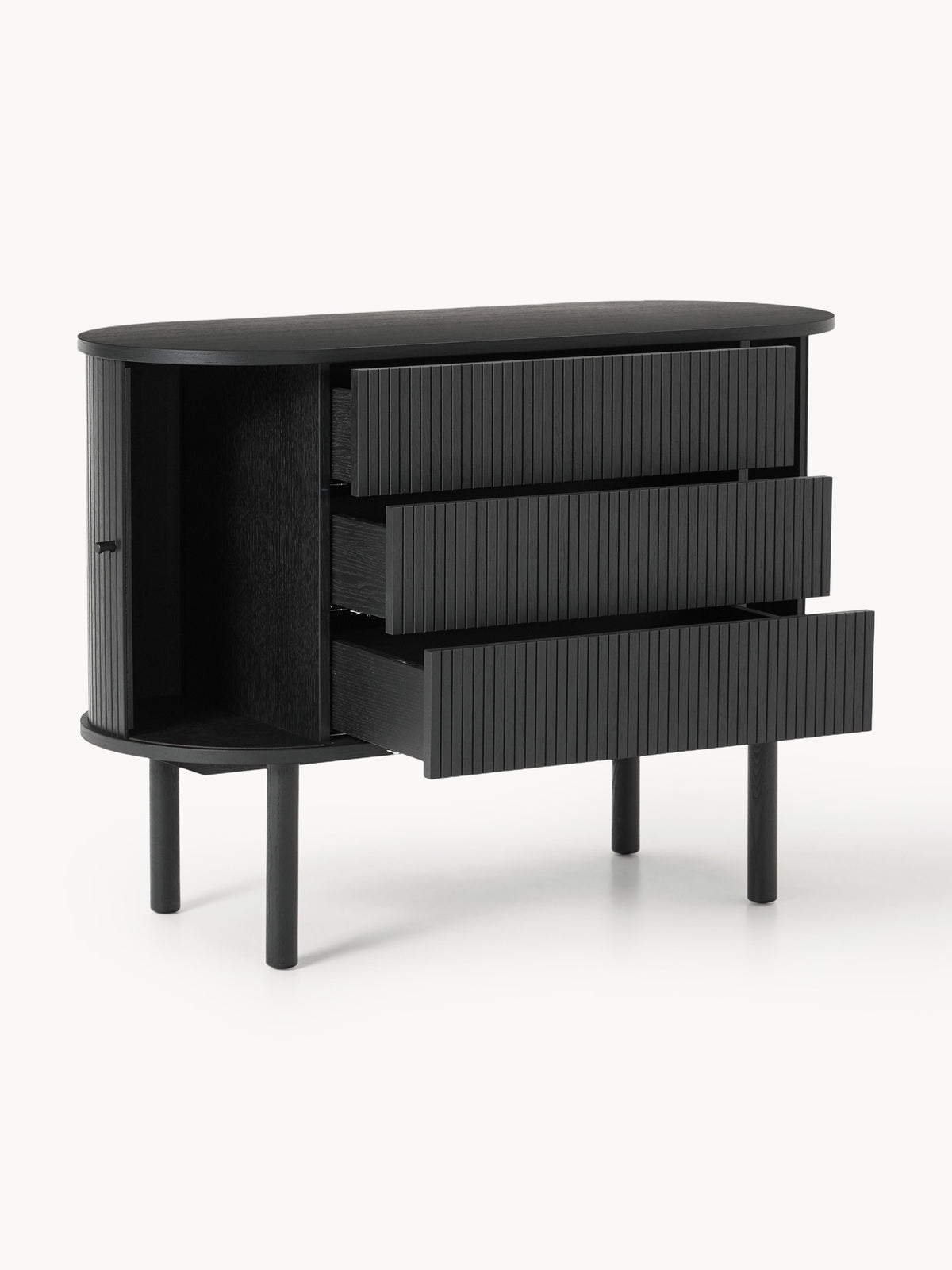 Calary Dresser with Fluted Front