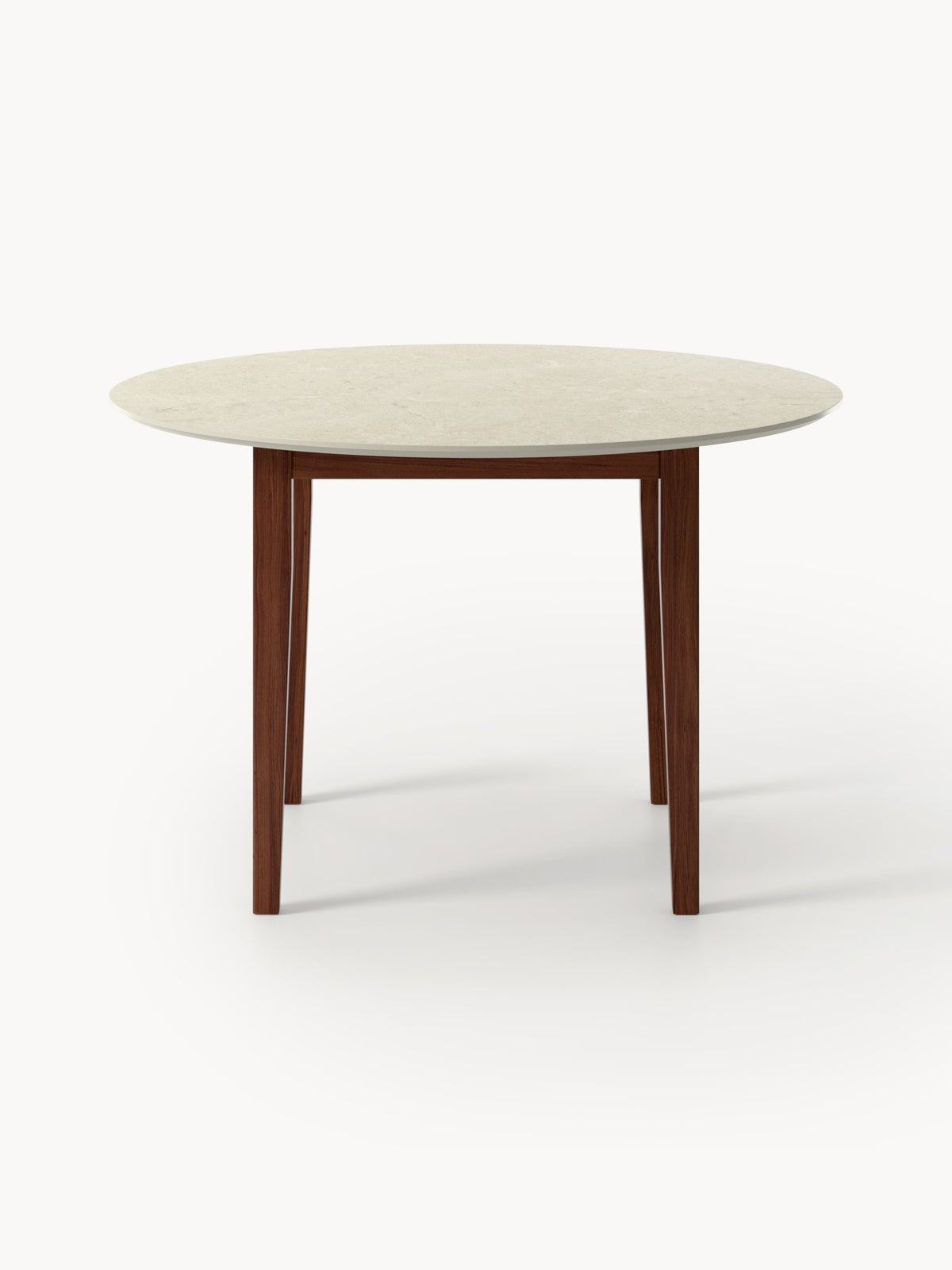 Jackson Round Travertine Effect Dining Table, in various sizes
